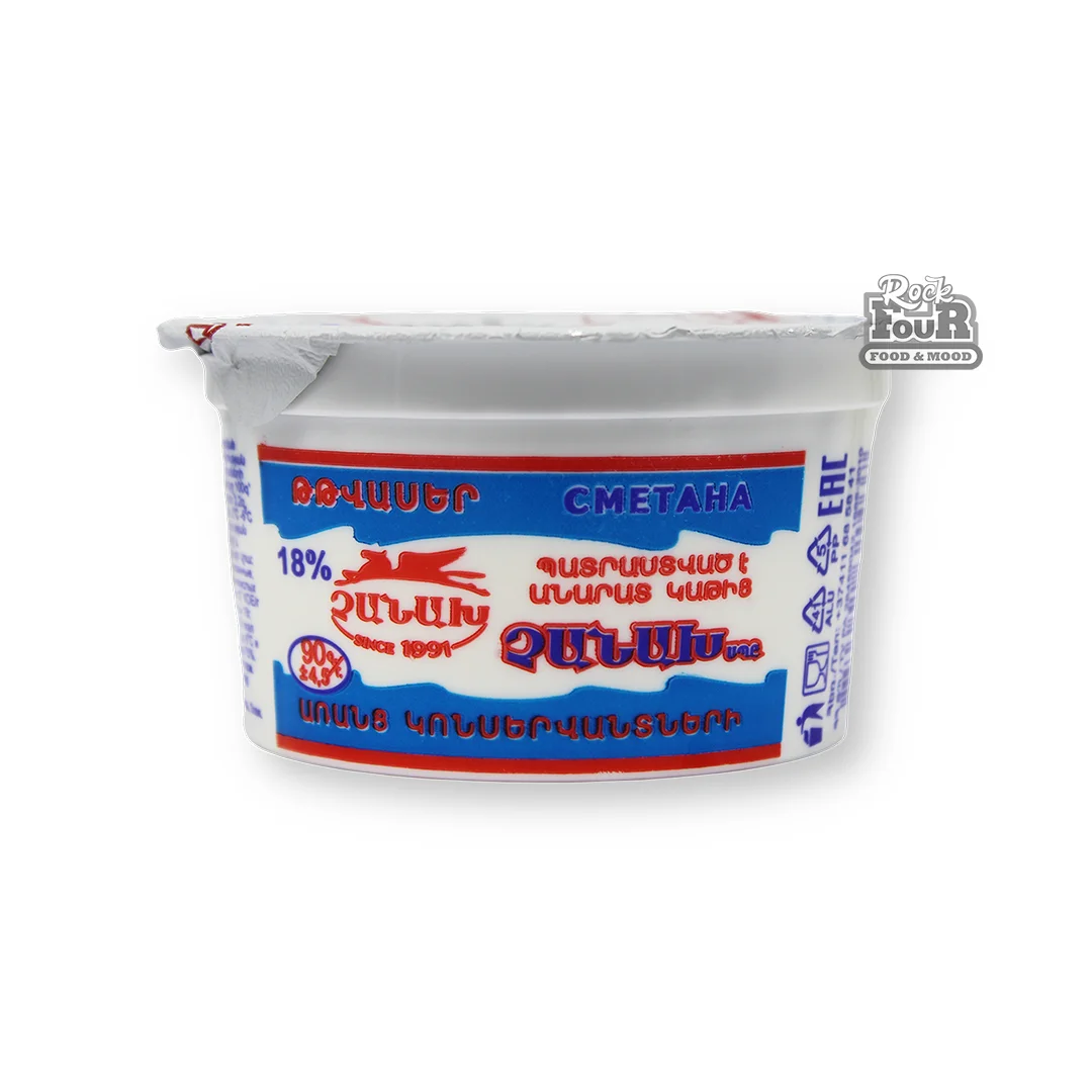 Sour cream "Chanakh" 18% 90g
